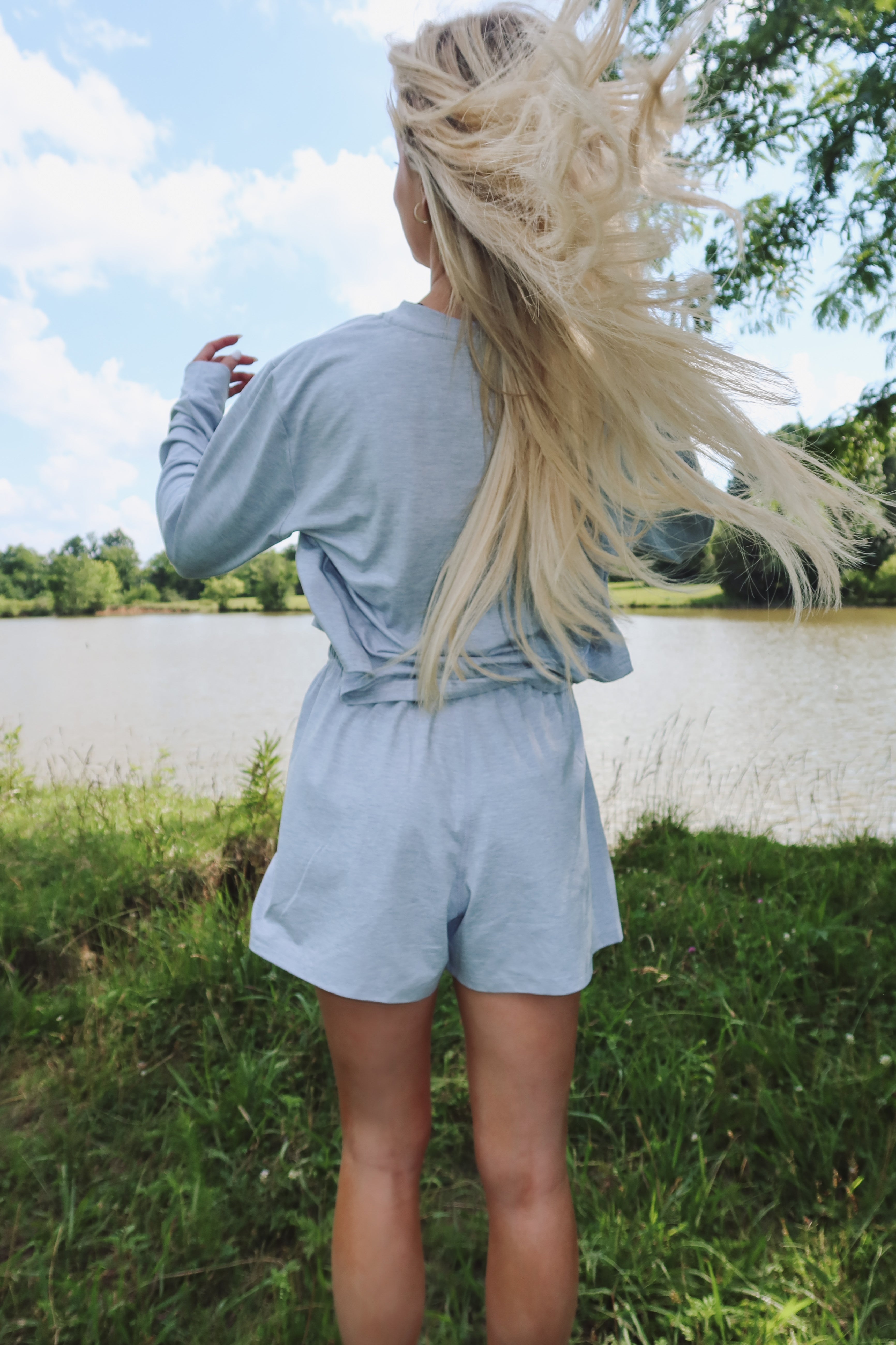Gray Lounge Shorts