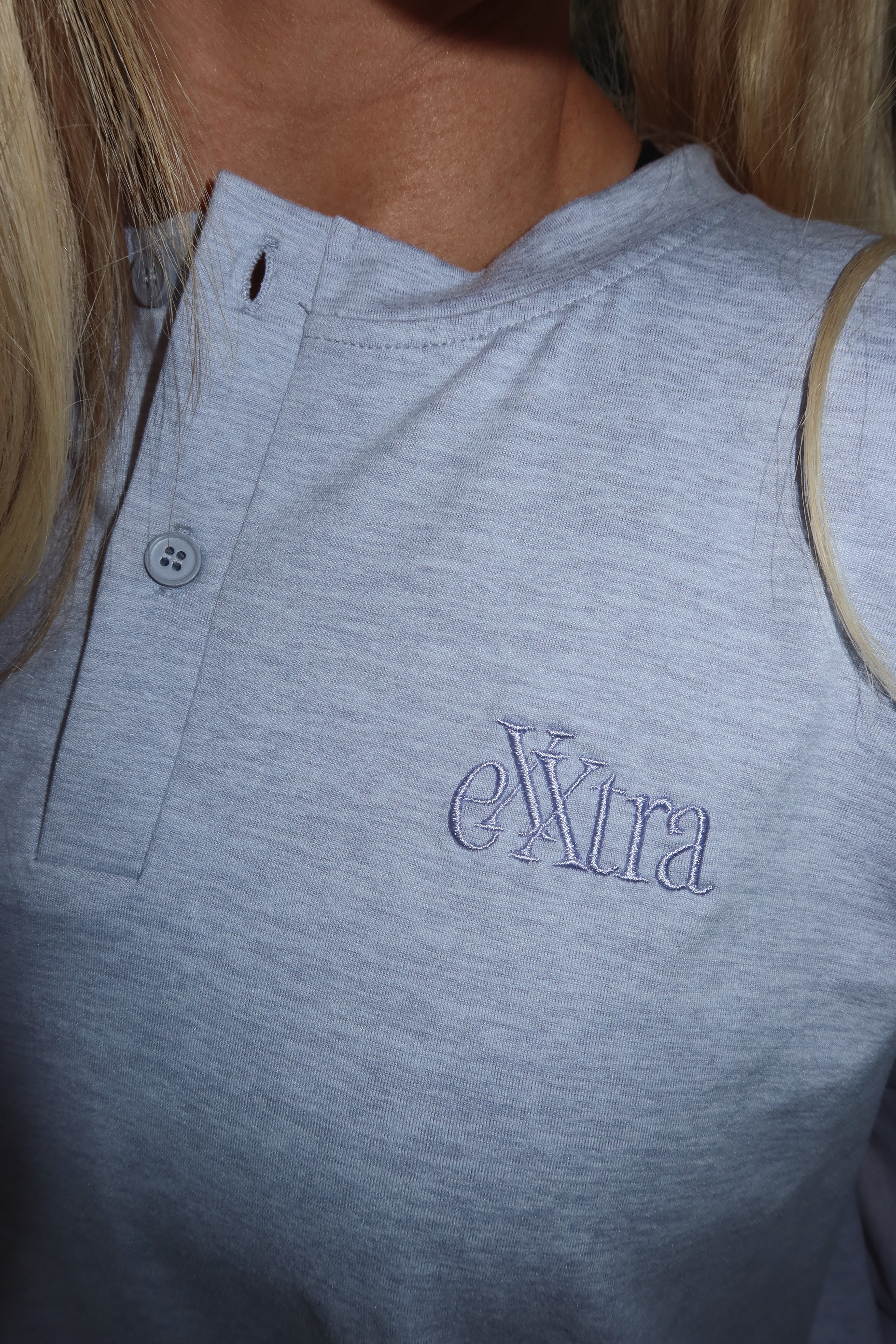 Cropped Long Sleeve Lounge Shirt