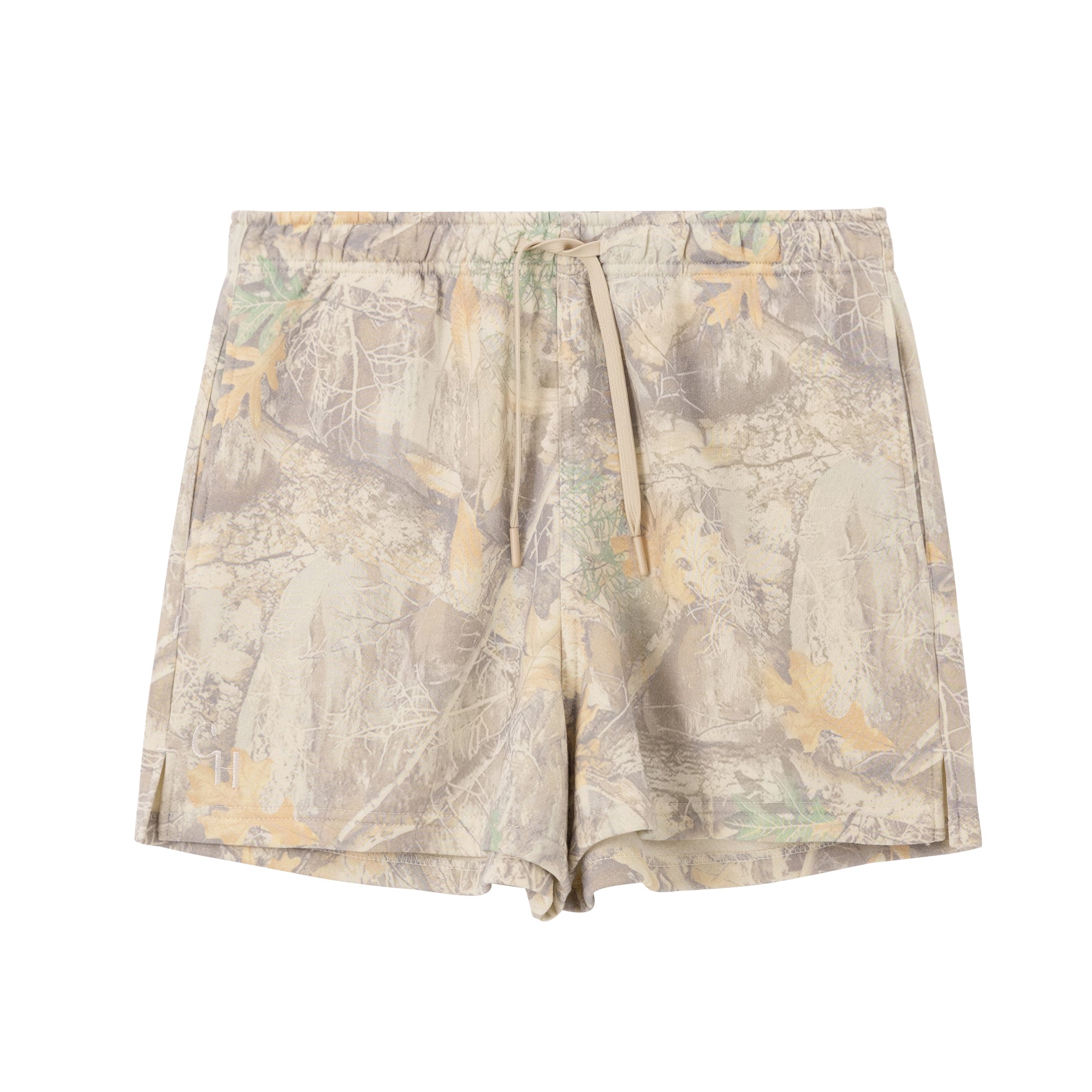 White Washed Camo Shorts