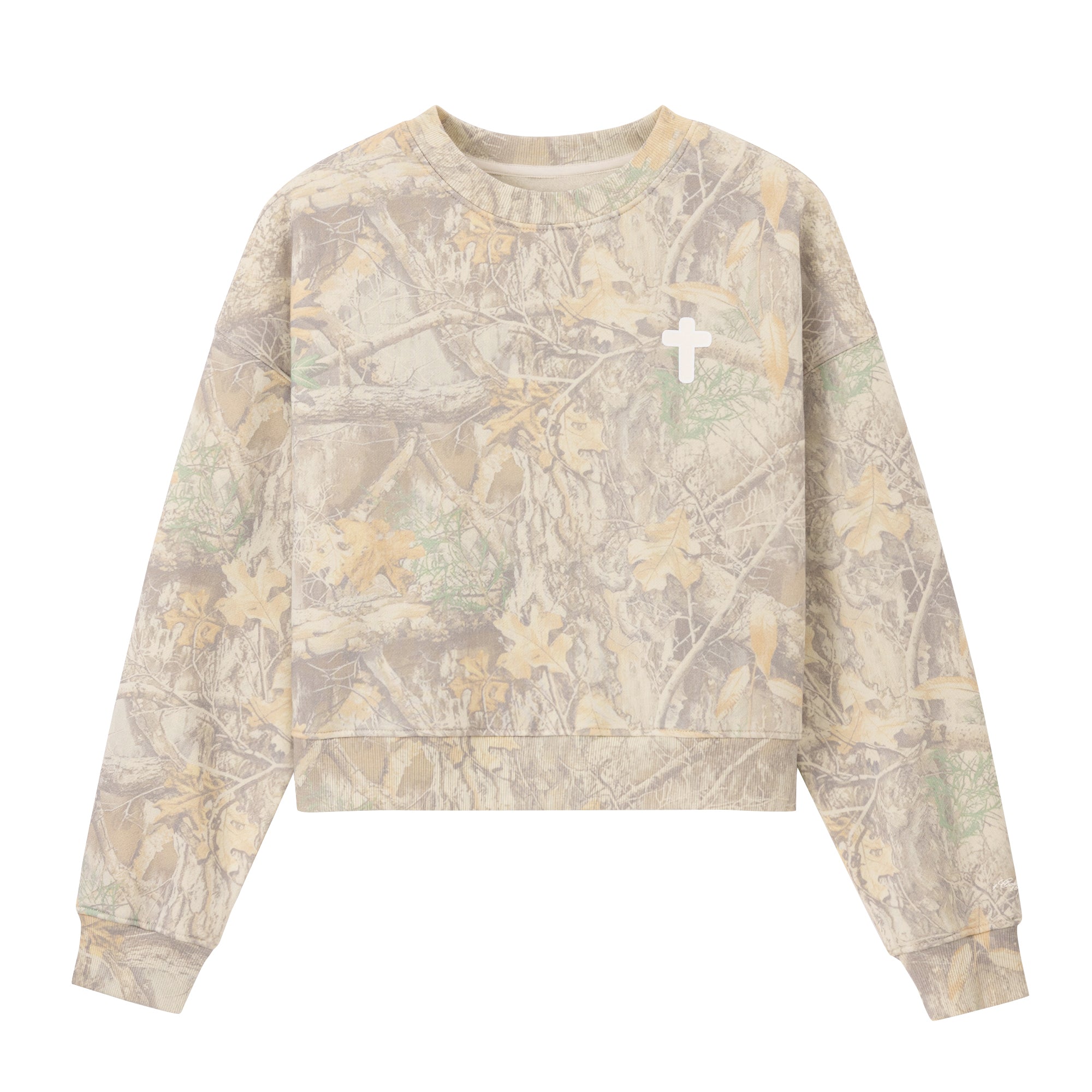 Make Heaven Crowded Camo Crewneck